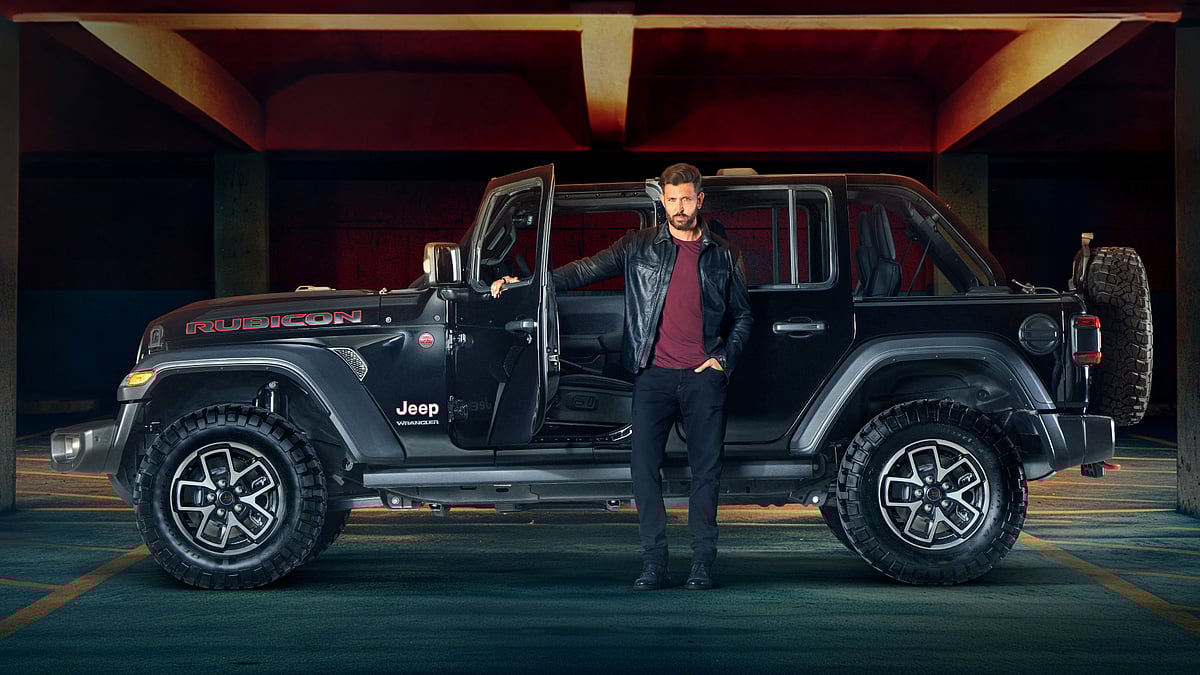 Hrithik Roshan with Jeep Wrangler